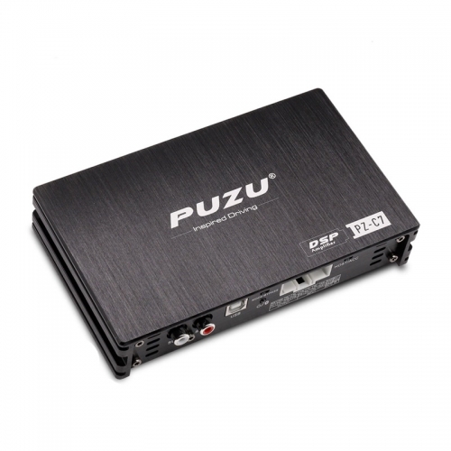 Puzu PZ-C7 Auto DSP Amp ISO Harnais de câbles 4x150W 6CH Sortie 12V