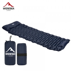 Widesea Camping Presse-typ Aufblasbare Matratze Im Freien Isomatte Ultraleicht Strand Picknick Air Matte Klapp Zelt Reise Kissen