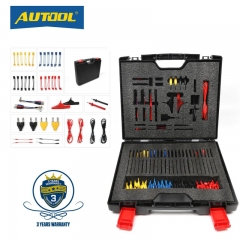 AUTOOL 92PCS Test Lead Kit Banana Plug To Test Hook Cable Interchangeable Multimeter Probe Test Wire Probe Alligator Clip