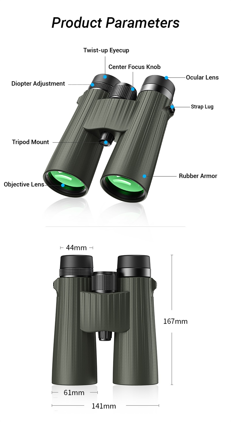 BR001 12X50 binoculars