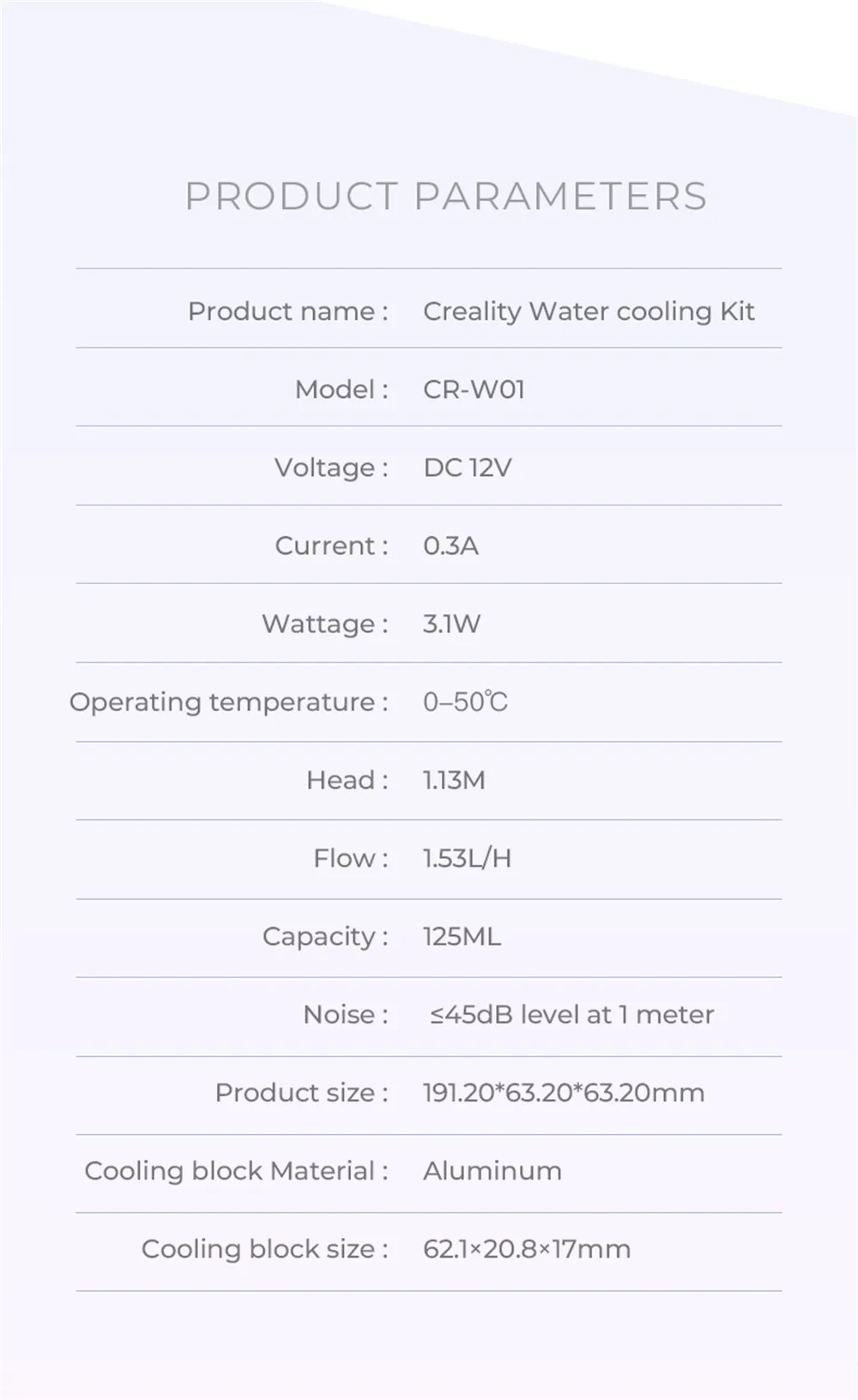 Creality Watercooling Kit