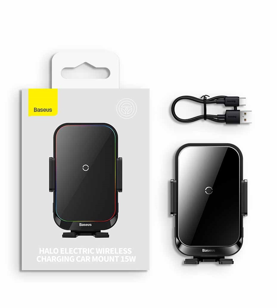 Chargeur de téléphone portable sans fil Baseus Car QI