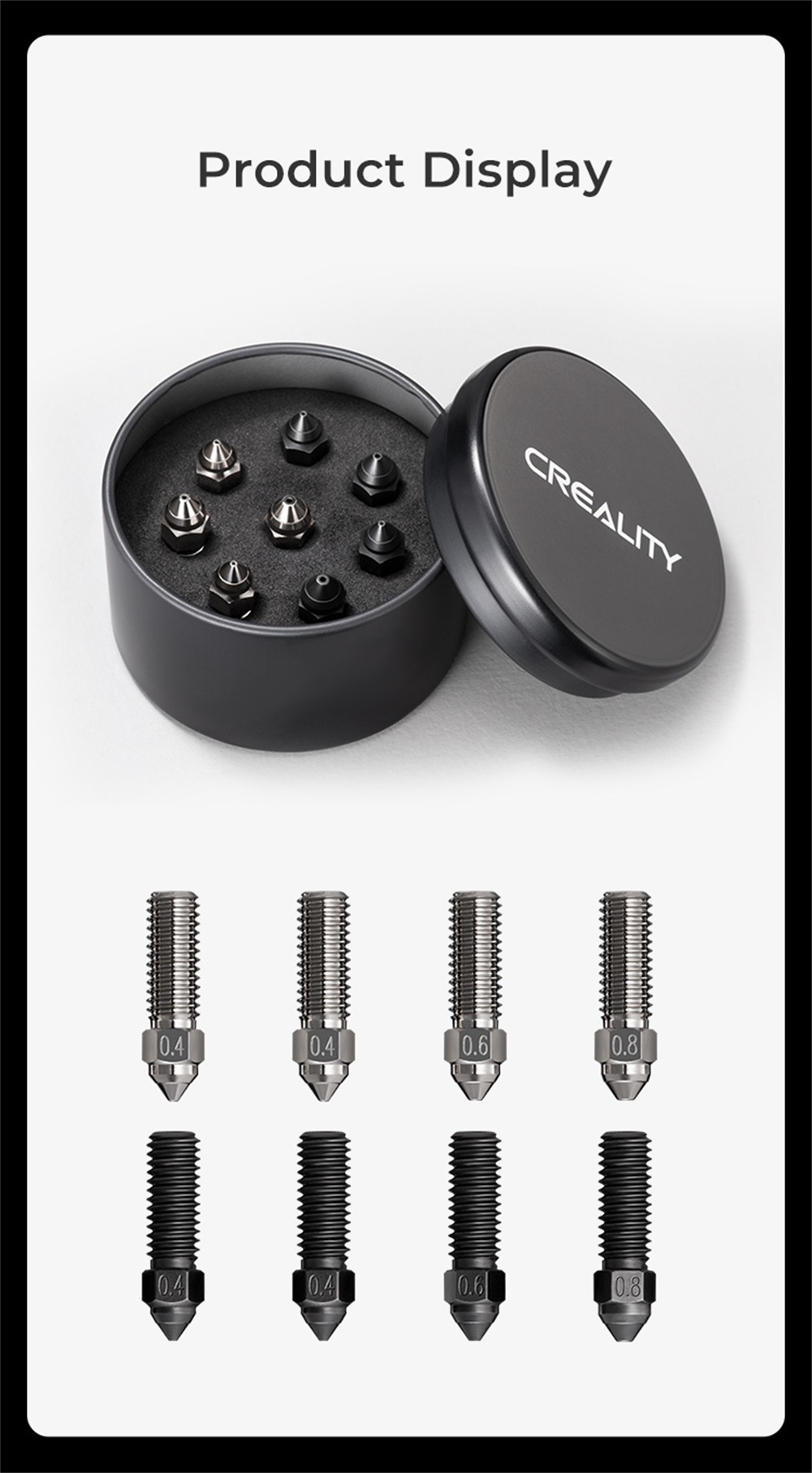 Creality K1 nozzle set