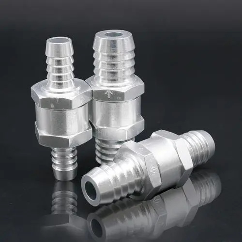 One Way Valves 6/8/10/12/14/16mm 6 Sizes Aluminum Alloy Fuel Check Valve One Way Fit Carburetor Wholesale Price