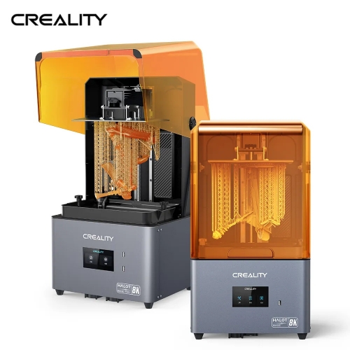 Creality HALOT-MAGE/Halot Mage Pro Imprimante 3D en résine Vitesse 8k Écran LCD 10.3" Haute précision Écran tactile 4.3" Axe Z double rails