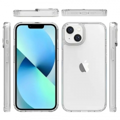 iPhone 14/14 Pro/14 Pro Max/14 Plus Hybrid Case TPU Bumper with Acrylic Back Cover