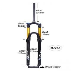 27.5 Gold-Luftgabel