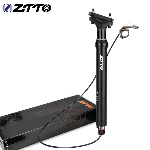 ZTTO Routage interne des câbles de vélo 100 mm Tige de selle télescopique V2 Tige de selle à distance 30.9 mm 31.6 mm pour vélo de gravier vtt