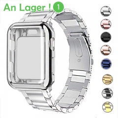 Boîtier + Bracelet Pour Bande Acier Bracelet Métal Pour Apple Watch