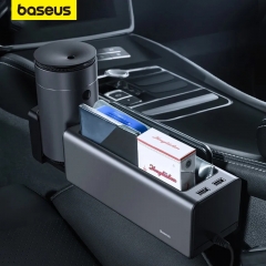 Baseus Car Organizer Car Seat Crevice Gaps Storage Box Cup Phone Holder for Pockets Stowing Tidying Organizer Car Accessories