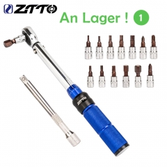 ZTTO MTB Road Bike Bicycle Preset Torque Wrench 2Nm to 24Nm Precise Instrument Durable Hexagon T25 Allen Key S2 Prime steel