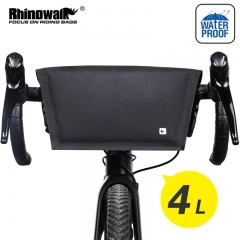 Rhinowalk 4L imperméable vélo poignée bar sac multifonctionnel avant tube vélo sac de transport et de résistance à la déchirure avec sangle d'épaule