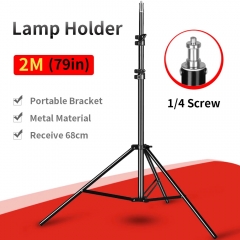 Photography Photo Studio Aluminum Alloy Lamp Light Stand 1/4 Screw Lightweight Tripod for Godox Softbox Video Flash