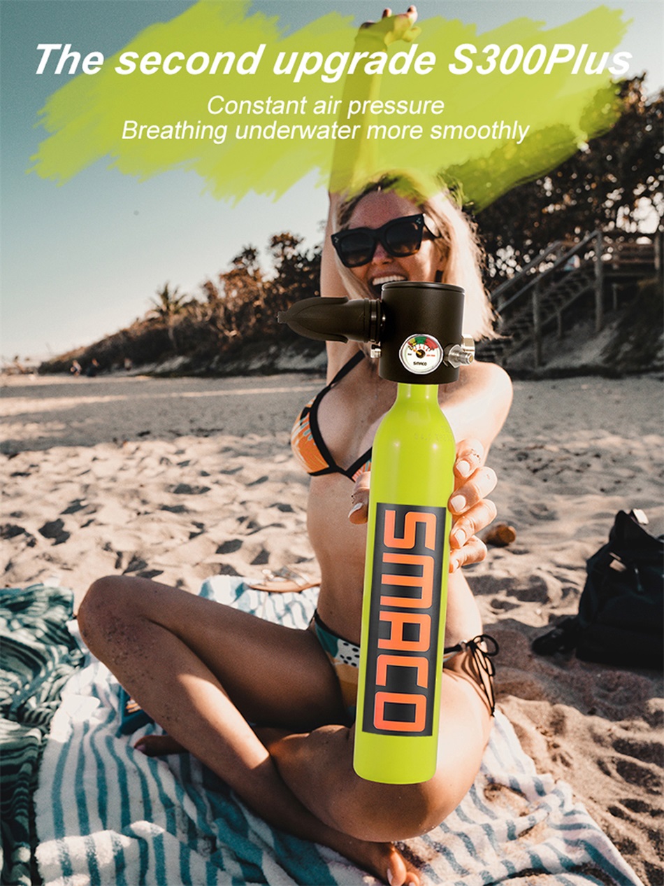 Smaco S300Plus Portable Diving Oxygen Bottle