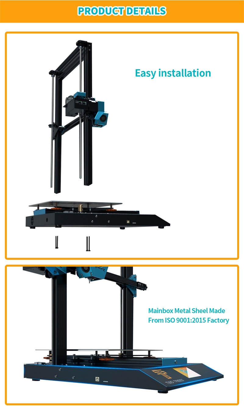 Kit d'imprimante 3D Twotrees Blu-5 Bluer Plus