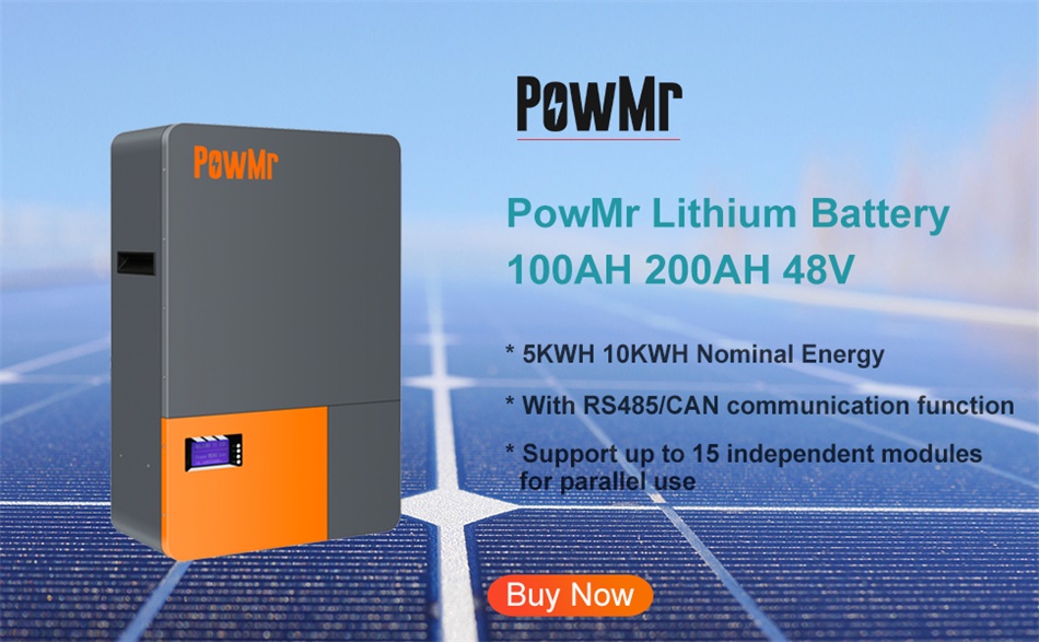 Contrôleur de chargeur solaire PowMr MPPT
