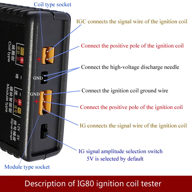 Car Ignition Coil Tester IG80