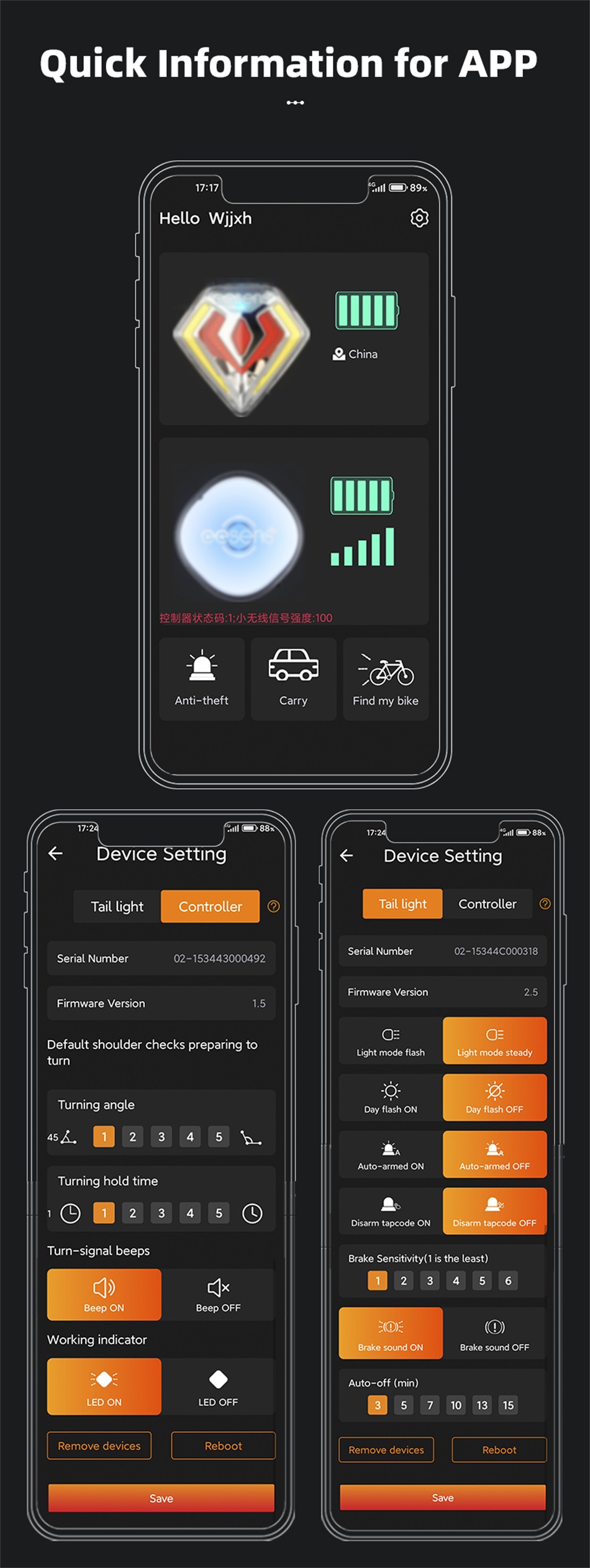 ROCKBROS EESENS SCHILD Bike Schwanz Licht 