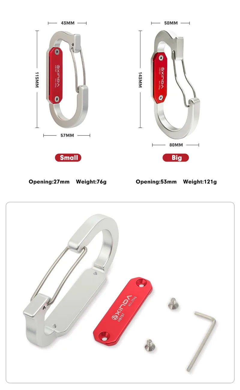 Xinda Karabiner Harness Zubeh&ouml;r 