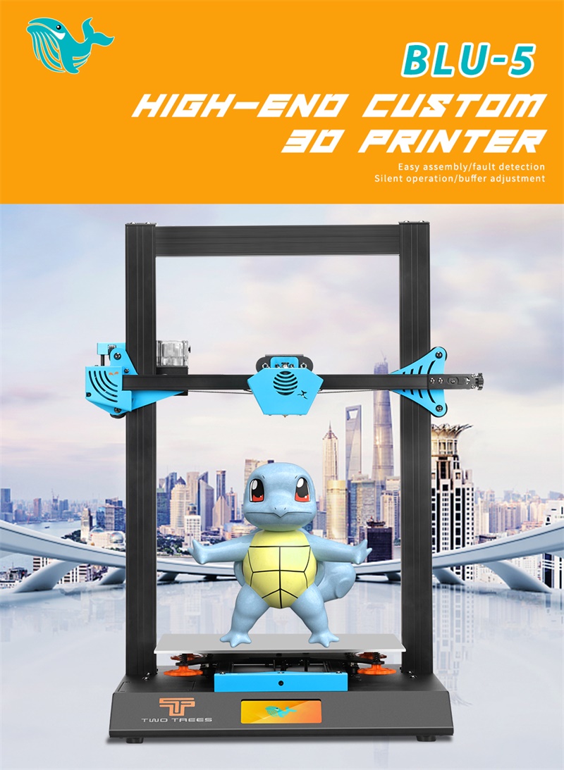 Kit d'imprimante 3D Twotrees Blu-5 Bluer Plus