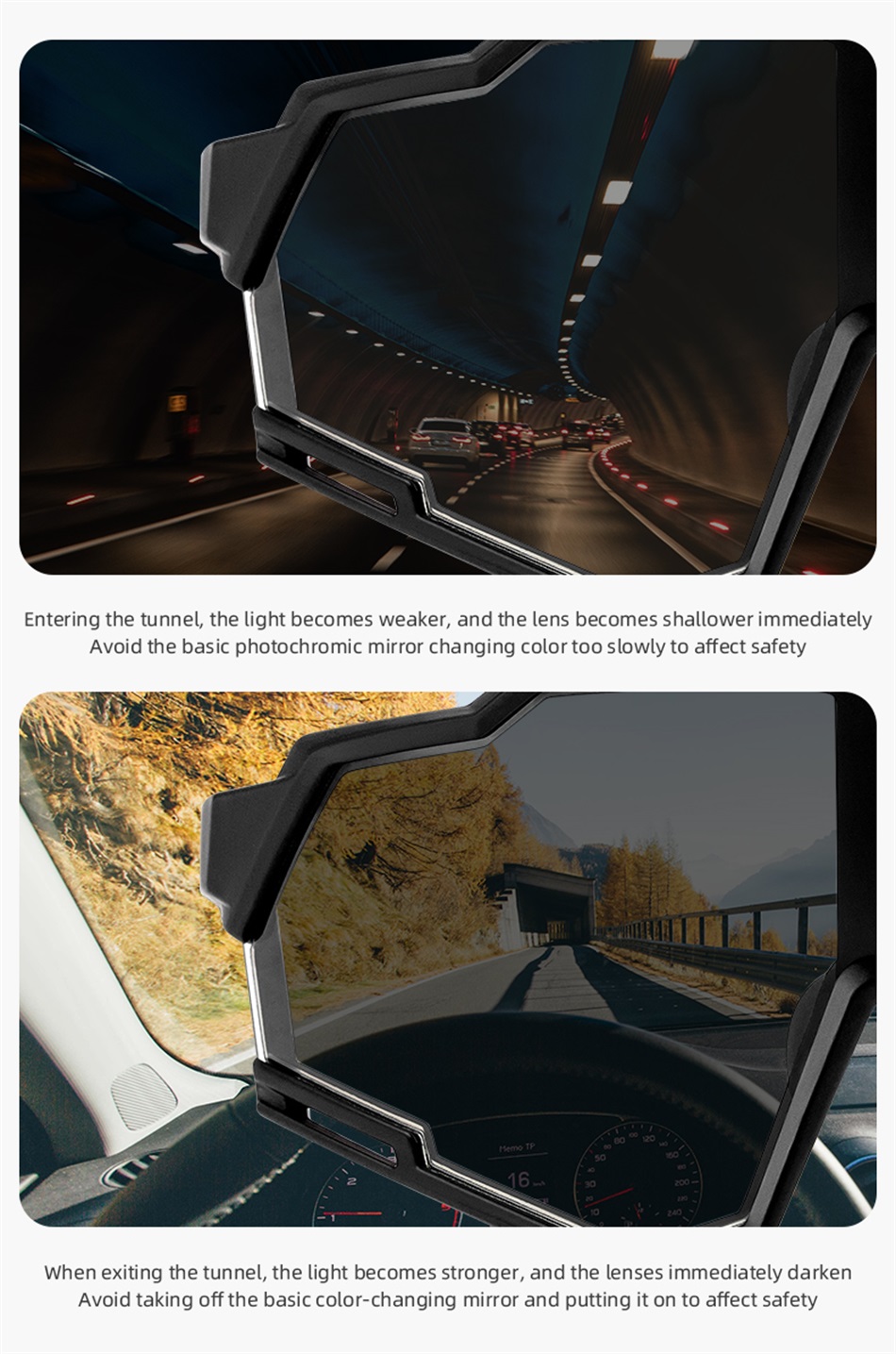 ROCKBROS Sonnenbrille Elektronische Farbwechsel Brille