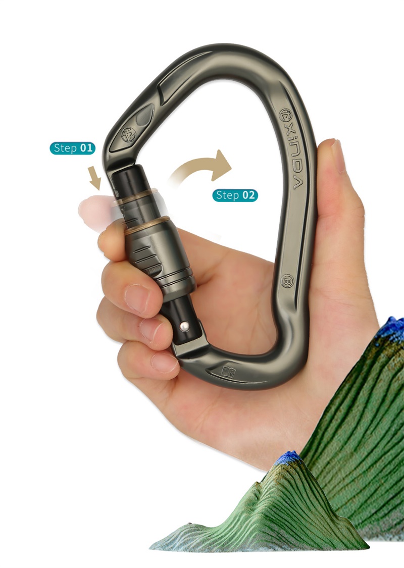 Xinda Outdoor ohr-förmigen Karabiner