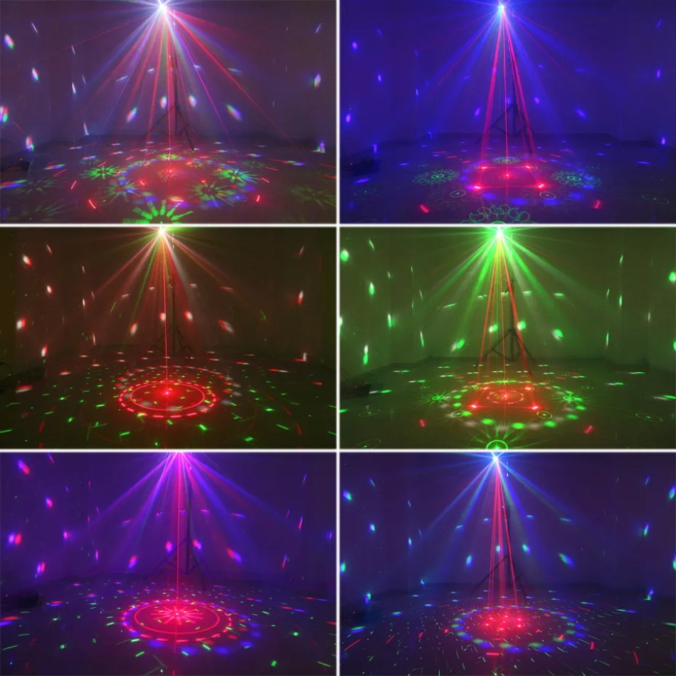 Remote Control DMX Laser Projector Strobe Magic Ball