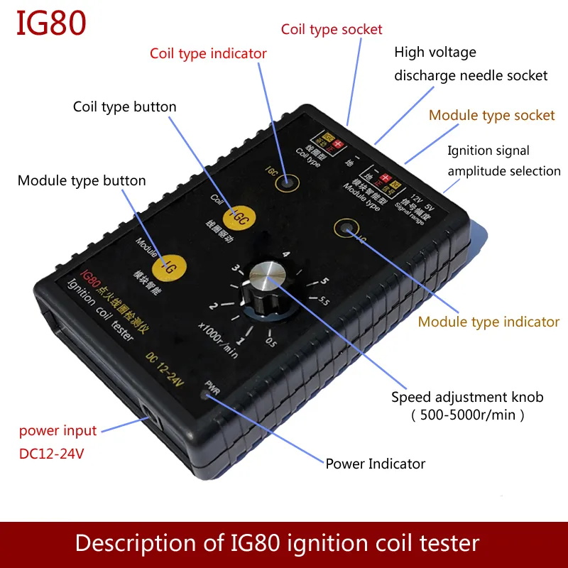 Auto Zündspule Tester IG80 