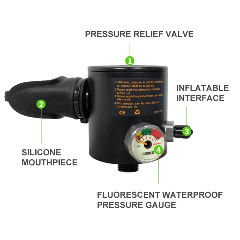 SMACO Diving Oxygen Cylinder Control Valve