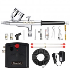 Dual-Action Airbrush Kompressor Kit 0,3mm