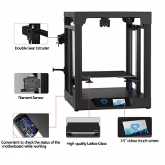 Imprimante 3d Twotrees fdm SP-5 core xy fdm foyer pei grande impression carte mère silencieuse double axe z impression pa/pc/pla/abs/tpu/elast