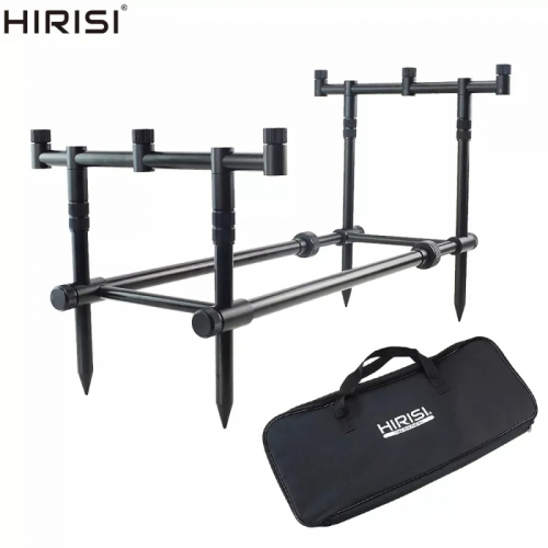 Carp Fishing Rod Pod Set, for 3 Fishing Rods, Bank Sticks, Rod Holder Support RP140