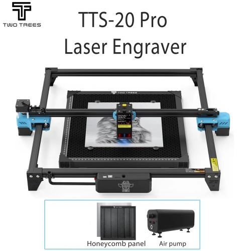 Twotrees TTS-20 Pro Laser Graveur 20W Laser Cutter DIY Laser Gravure Machine Laser Graveur
