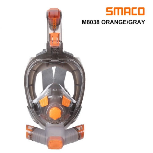 SMACO masque de natation/sous-marin tuba plein visage large vue pliable Anti-buée masque de plongée sous-marine pour les jeunes adultes