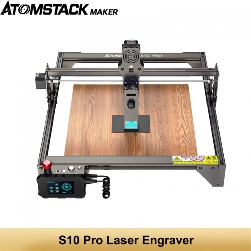 ATOMSTACK S10 Pro CNC Machine de découpe de gravure laser avec zone de gravure 410x400mm Laser ultra-mince à mise au point fixe