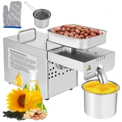 Automatic stainless steel oil press oil machine household vegetable oil