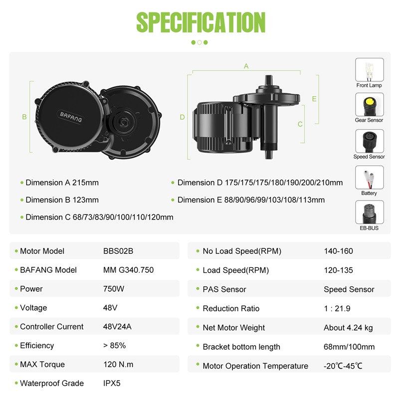 Bafang motor bbs02b