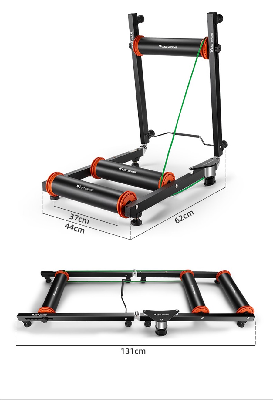 Plateforme d'entraînement pour rouleaux en alliage d'aluminium