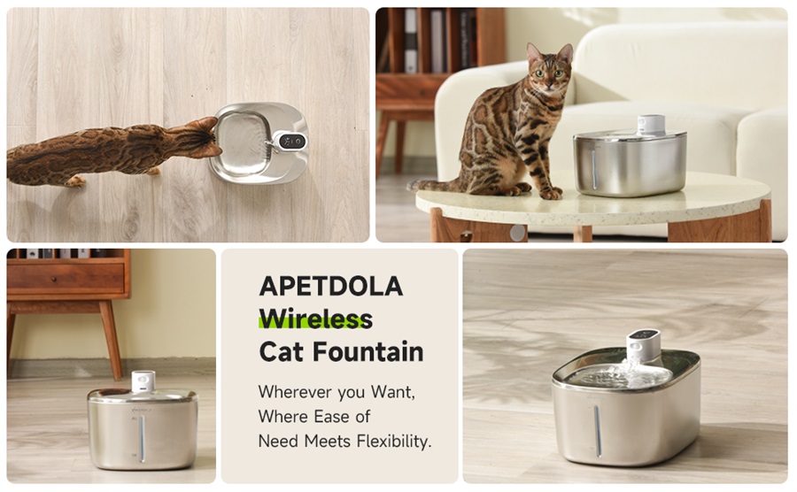 4L cat water fountain auto sensor drinking fountain