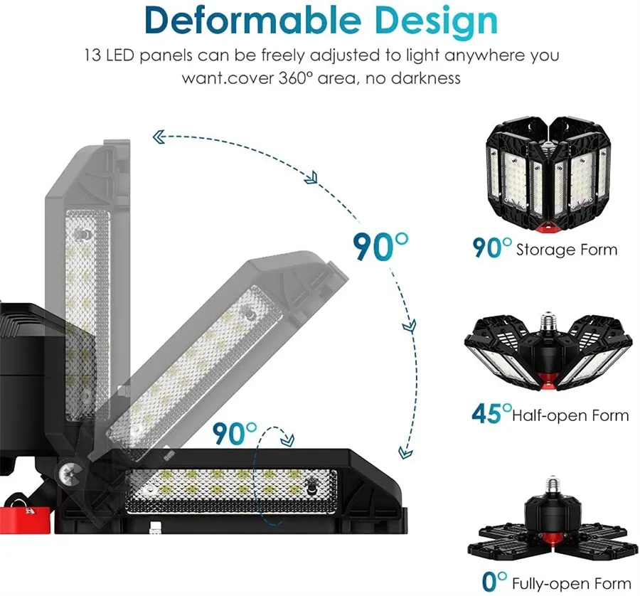 Faltbare Multi Panel Decke Beleuchtung