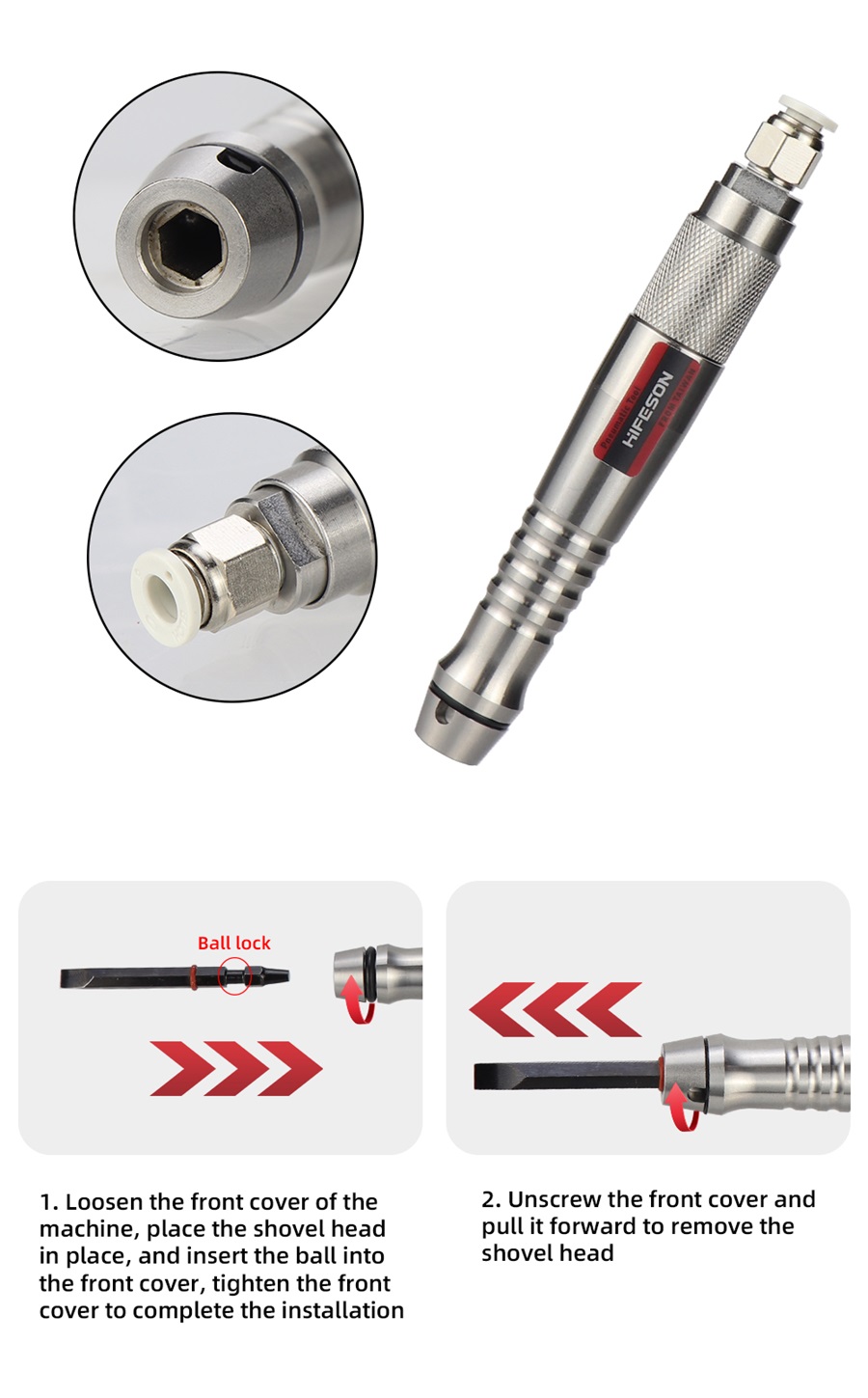 Hifeso Mini pneumatic chisel