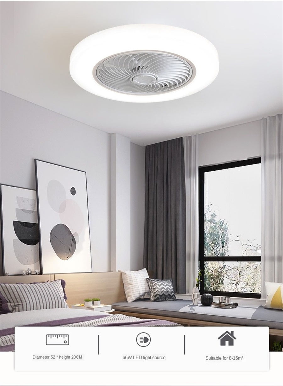 Lumières de ventilateur de plafond télécommandées intelligentes