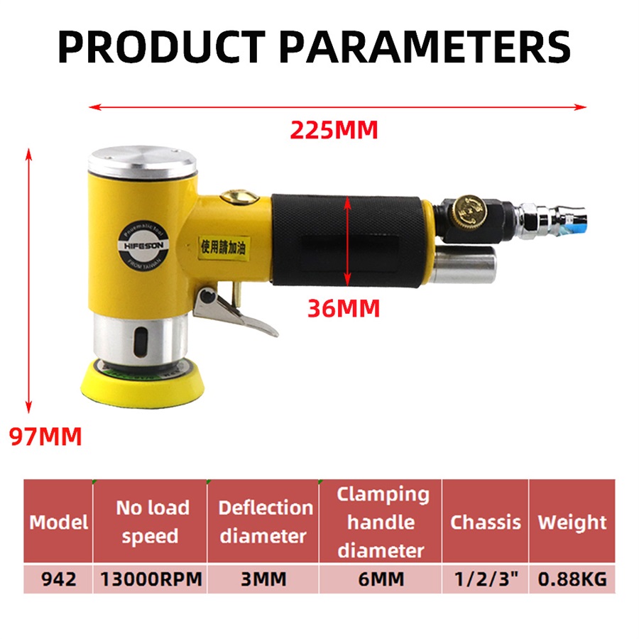 Hifeso pneumatic polisher