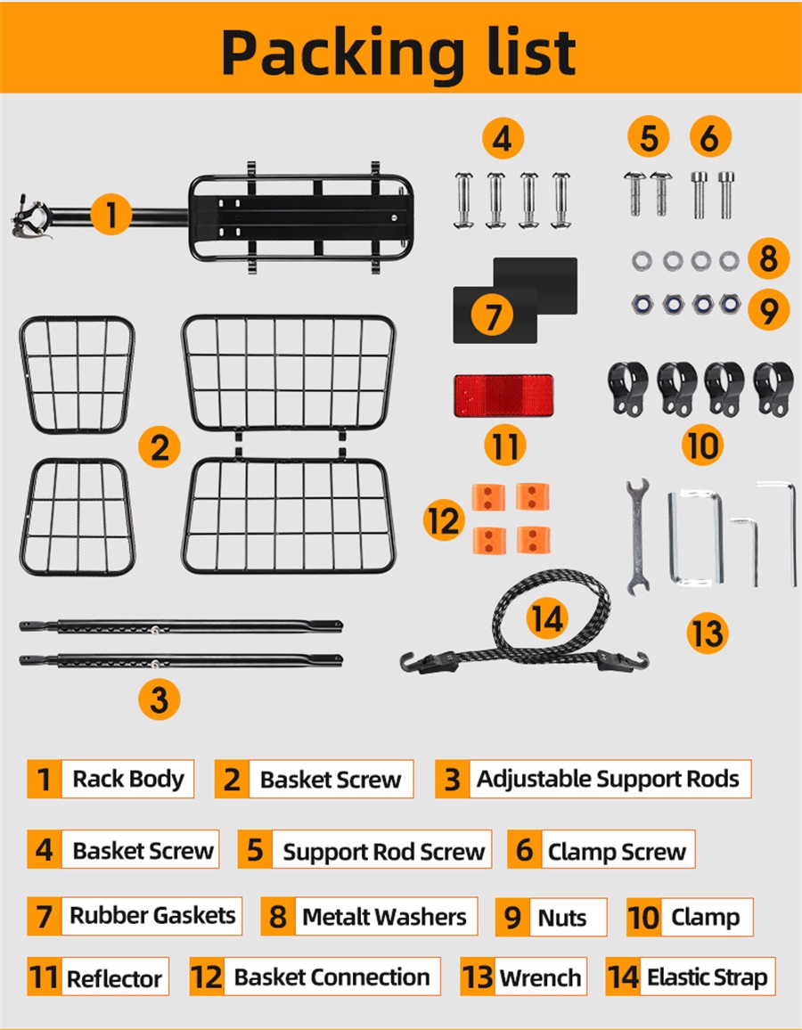 West Biking aluminum alloy bike carrier