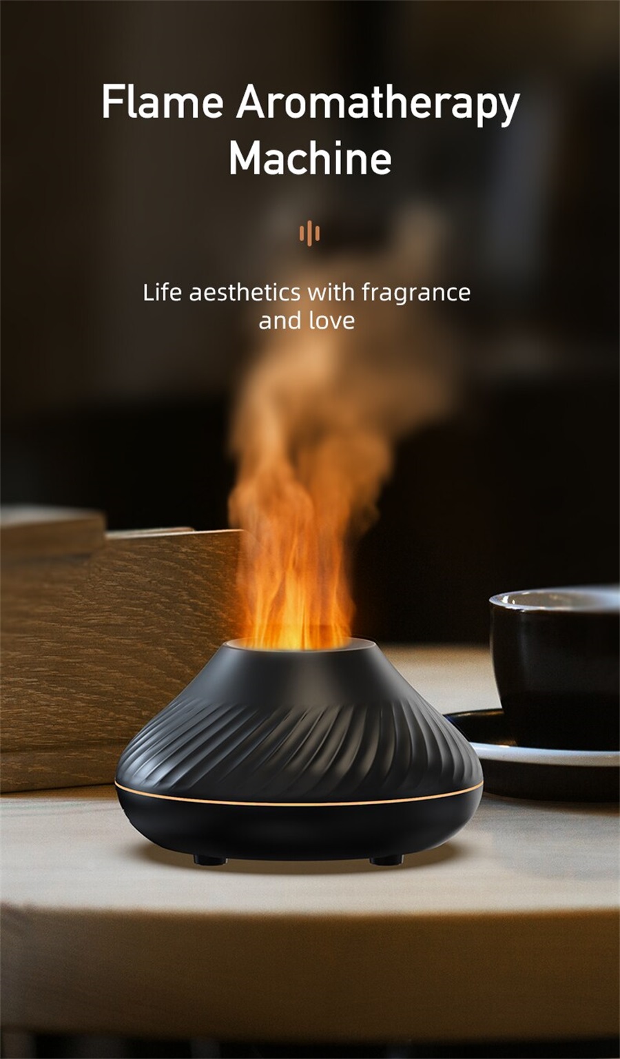 Flammen aroma therapie Luftbe feuchter