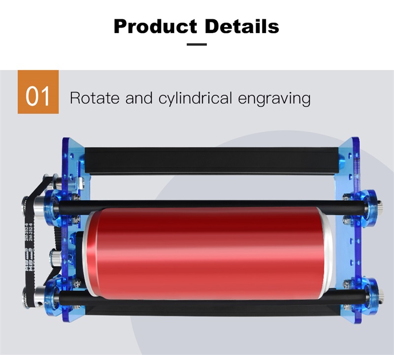 Twotrees 3d Dreh Roller Gravur Modul