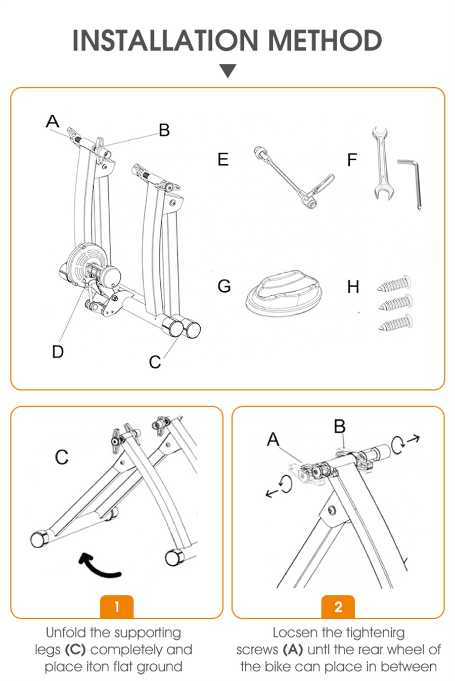 West Biking Indoor Heimtrainer Trainer