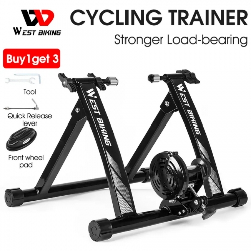 West Biking Indoor Exercise Bike Trainer Home Training Magnetic Resistance Bicycle Trainer Road MTB Bike Trainer