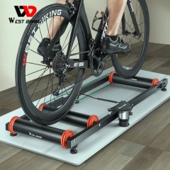 West Biking rouleau d'entraînement de cyclisme d'intérieur pliable en alliage d'aluminium, entraîneur de vélo vtt, vélo de route, exercice d'équilibre