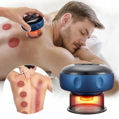 Electric Vacuum Cupping Massage Anti Cellulite Magnet Therapy Wireless Guasha Scraping Fat Burner Slimming Body Scraping Cupping